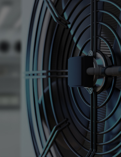 What is the difference between axial flow fans and centrifugal fans?